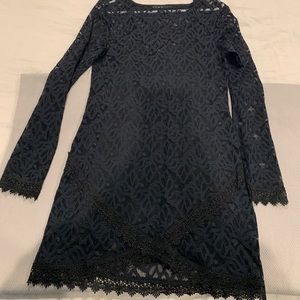 For Love & Lemons black Lace dress